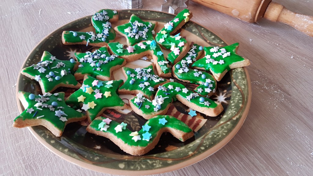 Bockofen: plätzchen sind perfekt gebräunt worden.