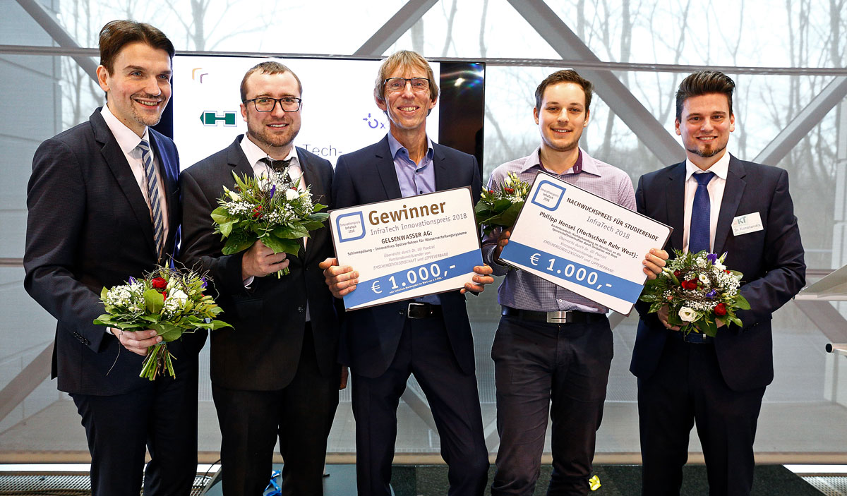 Die Schirmspülung von Gelsenwasser erhielt den Infra-Tech-Innovationspreis