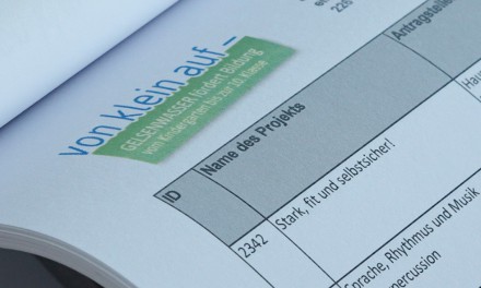 Jurysitzung beim Bildungsprojekt „von klein auf“