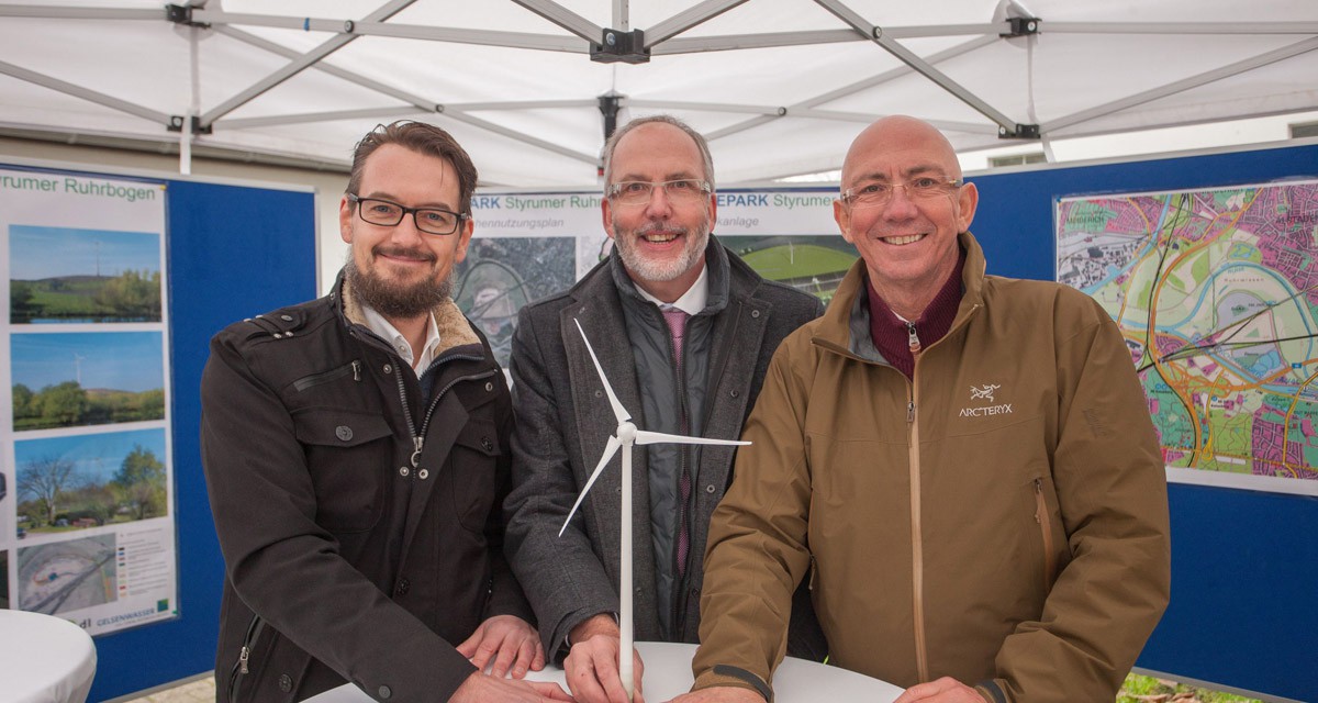 Neues Windrad für Mülheim an der Ruhr