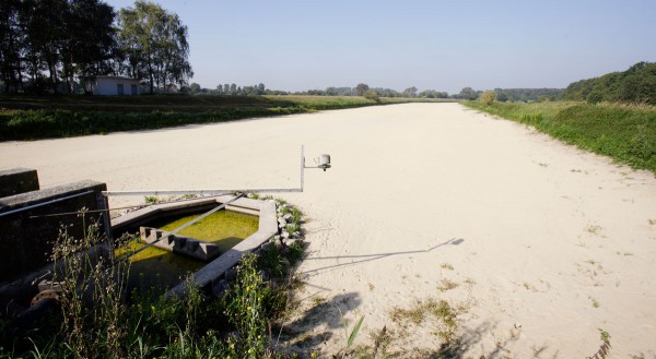 Die Versickerungsbecken im Wasserwerk Haltern sind so groß wie 80 Fußballfelder