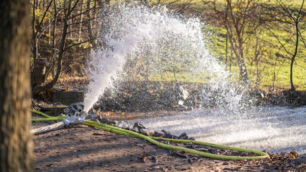 Gelsenwasser hilft den kranken Wildvögeln der Paasmühle und spendet Wasser.