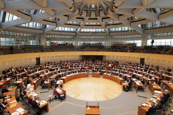 Blick in den Plenarsaal