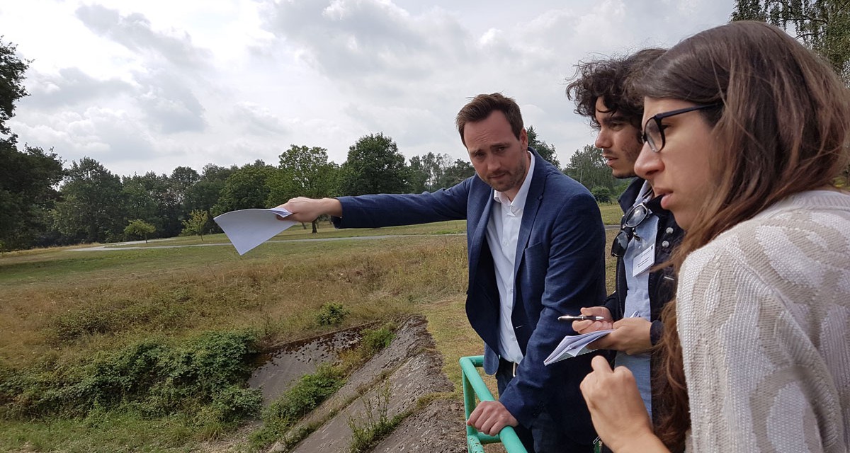 Internationale Studenten zu Besuch im Wasserwerk Haltern