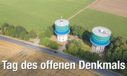 Tag des offenen Denkmals 2019: hoch auf den Wasserturm