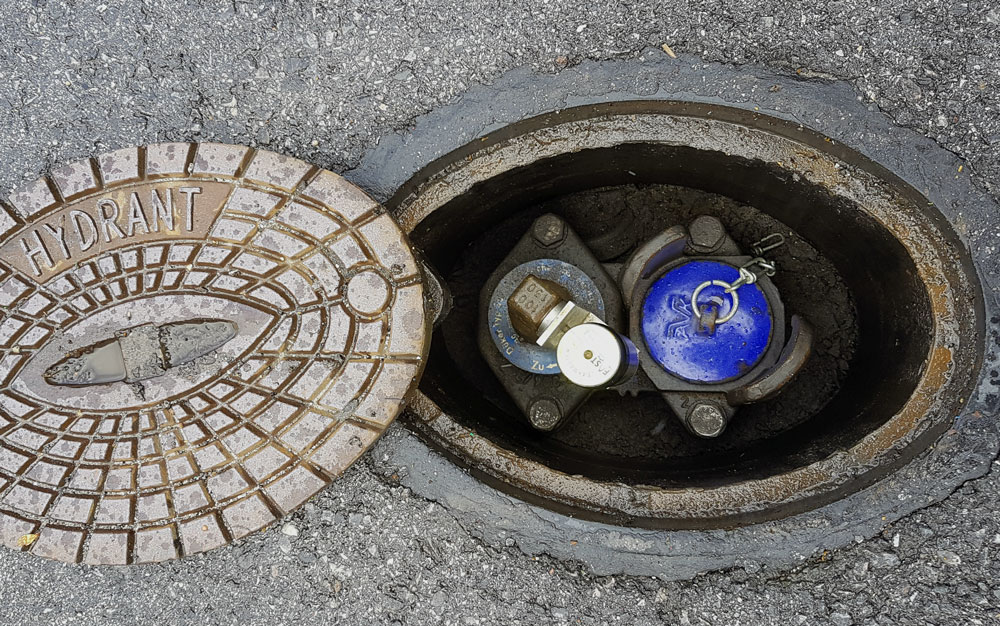 Druckprüfung zur Leckbestimmung bei Wasserschäden / Wasserleitungen