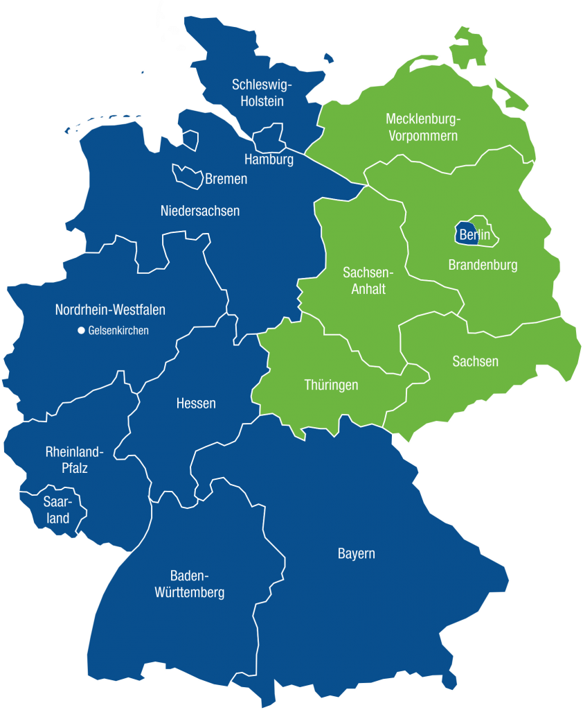 30 Jahre nach der Wiedervereinigung: Gelsenwasser hat 11 Beteilgungen in den östlichen Bundesländern