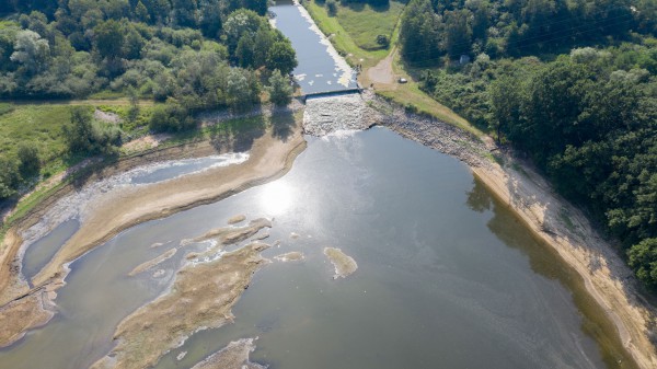 Dürre und Hotze haben sichtbare Auswirkungen auf die Talsperren zur Trinkwasserversorgung