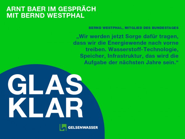 Bernd Westphal im GLARKLAR-Podcast der GELSENWASSER AG