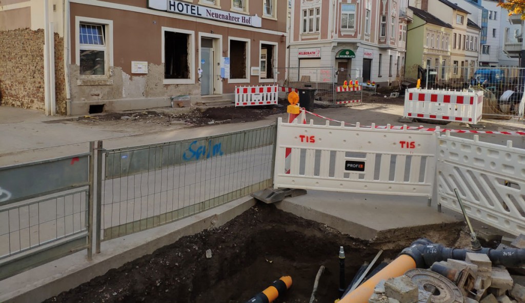 Gasnetz-Wiederaufbau in Ahrweiler mit Gelsenwasser 