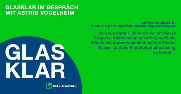 Welche Folgen hat der Klimawandel für unsere Wasserressourcen. In Folge 62 unseres Politik-Podcasts GLASKLAR geht es unter anderem um die Enquete-Kommission „Wasser in Zeiten der Klimakrise“.