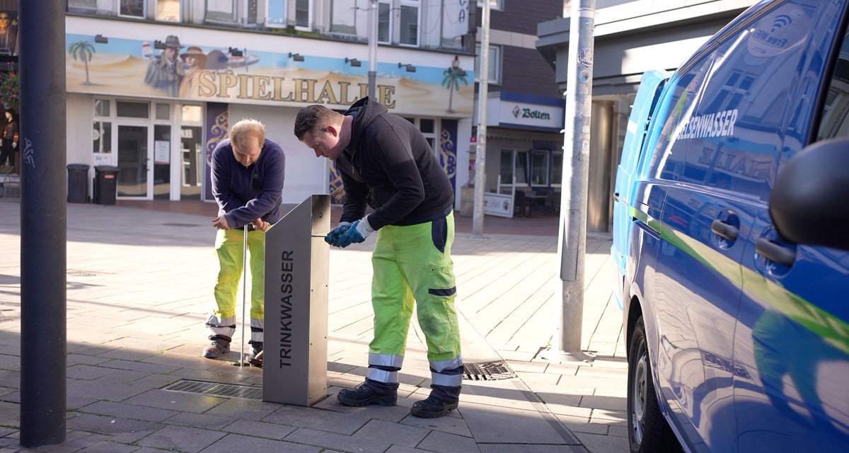 Öffentliche Trinkbrunnen sind nicht unhygienisch